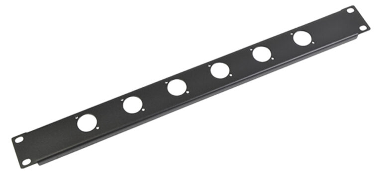 StageCore RK6N 19" 1U Connector Panel, 6 Way