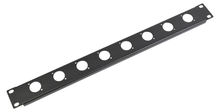 StageCore RK8N 19" 1U Connector Panel, 8 Way