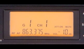JTS RU-8011DB UHF PLL Single Channel Diversity Wireless Receiver