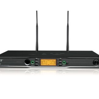 JTS RU-992 UHF PLL Dual Channel Diversity Wireless Receiver with REMOSET