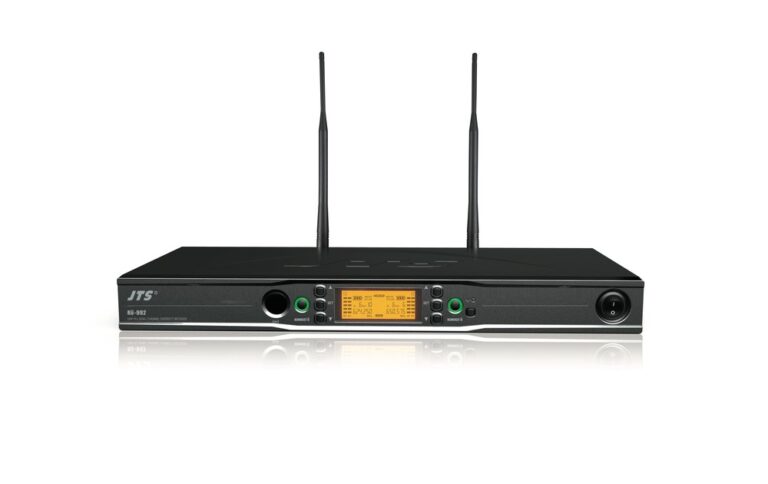 JTS RU-992 UHF PLL Dual Channel Diversity Wireless Receiver with REMOSET