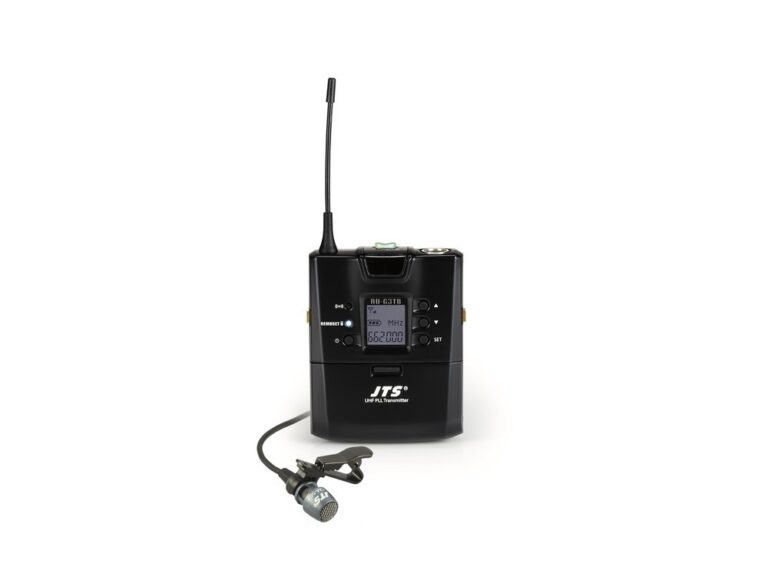 JTS RU-8011DB/RU-G3TB+CM-501 UHF PLL Single Chanel Diversity Lapel Wireless Microphone System with REMOSET and BNC antenna, 823-8 - Image 3