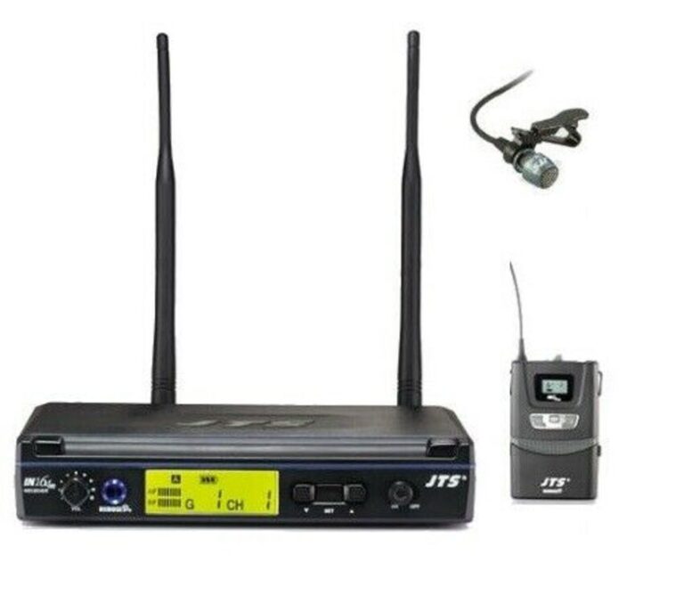 JTS IN164R/IN264TB+CM-501 UHF PLL Single Channel Diversity Lapel Mic System