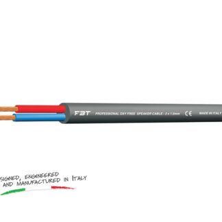 StageCore S215 Professional OFC Speaker Cable Black  - Cond.2x1,5 PVC Flex, OD7,0mm (100mt reel)