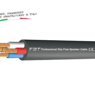 StageCore S440 Professional OFC Speaker Cable Black - Cond.4x4mm PVC Flex 13,2mm (100mt reel)