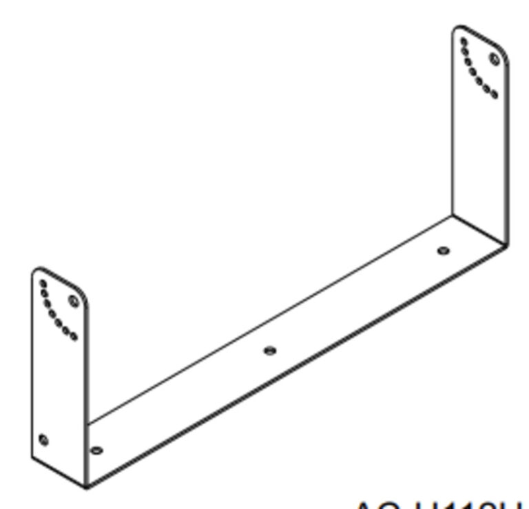 FBT Touring & Install AC-U 110H AC-U 110H - Horizontal Speaker Wall Mount Bracket, RAL9016