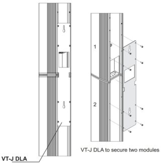 FBT  VT-J DLA Safety bracket to connect 2 x DLA speakers in vertical