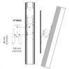 FBT  CLA 604 2-way Passive Line Array Column - 6x4" + 4x1" - 500Wrms - 100ﾰH x 20ﾰV disp - EN54-24 - Image 4