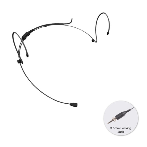 StageCore SHM50SE StageCore Headworn Microphone, terminated with 3.5mm locking screw jack