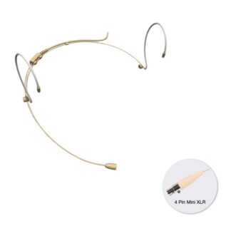 StageCore SHM50T4 StageCore Headworn Microphone, terminated with 4 pin mini XLR connector