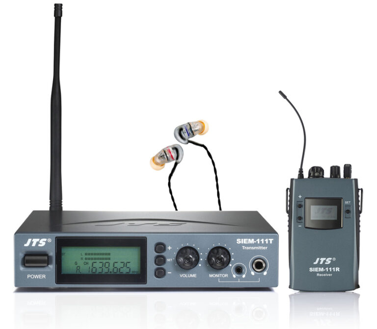 JTS SIEM-111T/SIEM-111R/IE-1 UHF PLL Single Channel True Diversity IEM System