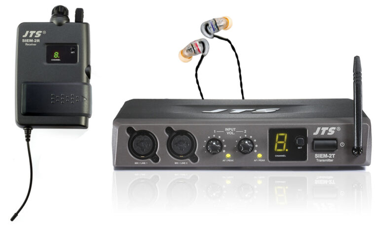 JTS SIEM-2T/SIEM-2R/IE-1 UHF PLL Mono In Ear Monitoring System