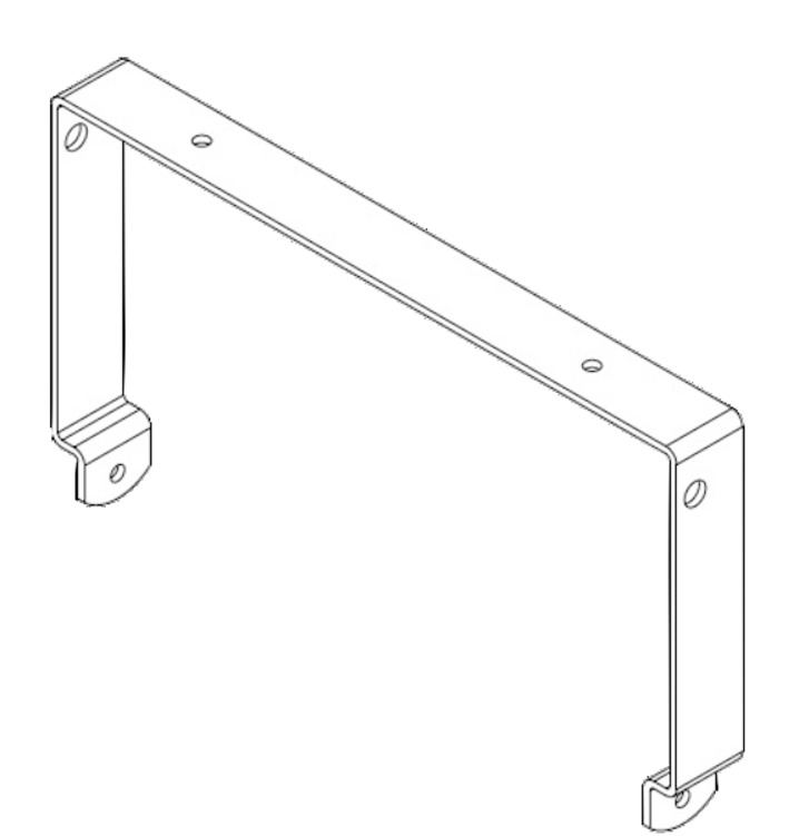 FBT Portable Sound SJ-5U WHT U bracket horizontal wall mount J 5. White RAL9016