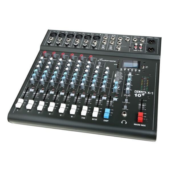 Studiomaster CLUB XS 10+ Studiomaster CLUB XS10+ 10 Channel Mixing Console with Bluetooth & DSP - Image 3