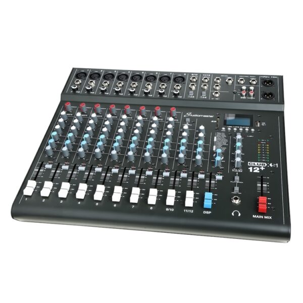 Studiomaster CLUB XS 12+ Studiomaster CLUB XS12+ 12 Channel PA Mixer with Effects & Bluetooth - Image 3