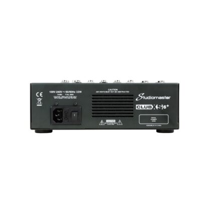 Studiomaster CLUB XS 6+ Studiomaster CLUB XS6+ 6 Channel Mixing Console with Bluetooth & DSP - Image 4