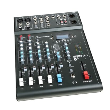 Studiomaster CLUB XS 6+ Studiomaster CLUB XS6+ 6 Channel Mixing Console with Bluetooth & DSP - Image 2