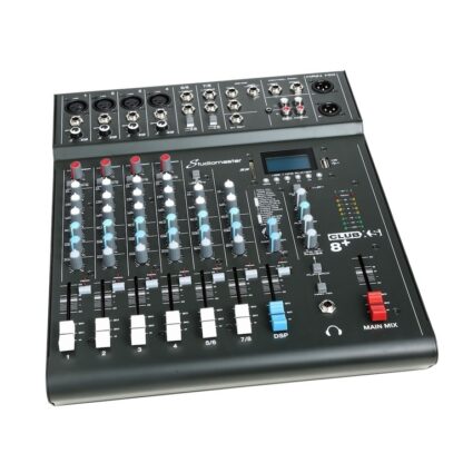 Studiomaster CLUB XS 8+ Studiomaster CLUB XS8+ 8 Channel Mixing Console with Bluetooth & DSP - Image 2