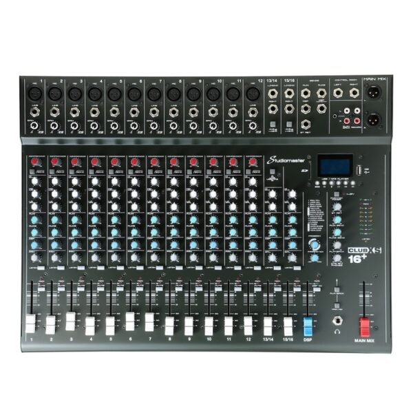 Studiomaster CLUB XS 16+ Studiomaster CLUB XS16+ 16 Channel PA Mixer with Effects & Bluetooth