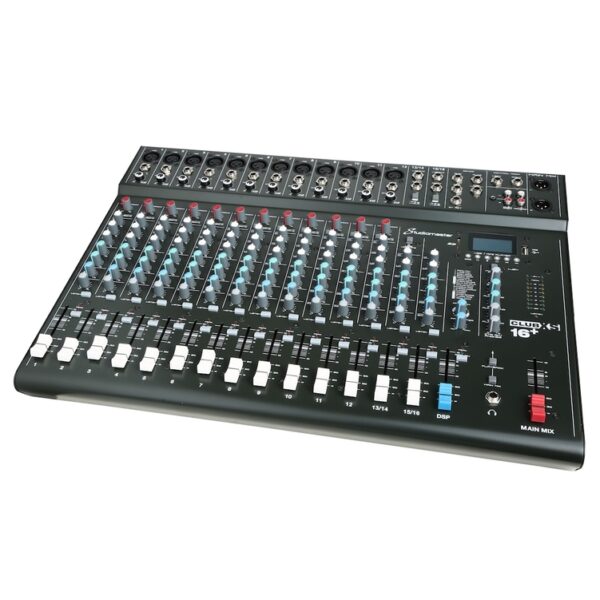 Studiomaster CLUB XS 16+ Studiomaster CLUB XS16+ 16 Channel PA Mixer with Effects & Bluetooth - Image 3