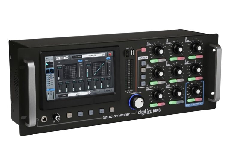 Studiomaster DIGILIVE 16RS Studiomaster - 16 Input 8 Output Digital Rack Mixer - Image 2