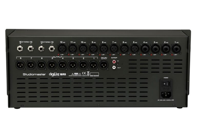 Studiomaster DIGILIVE 16RS Studiomaster - 16 Input 8 Output Digital Rack Mixer - Image 3