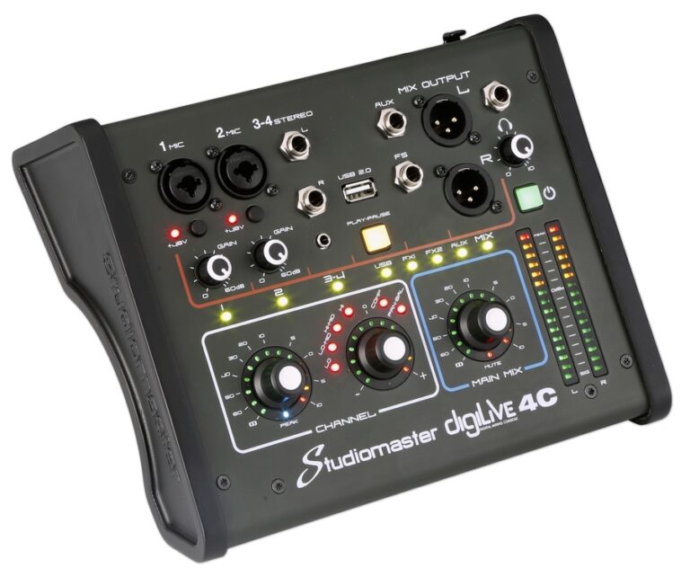 Studiomaster DIGILIVE4C Studiomaster - 4 Input Compact Digital Mixer - Image 2