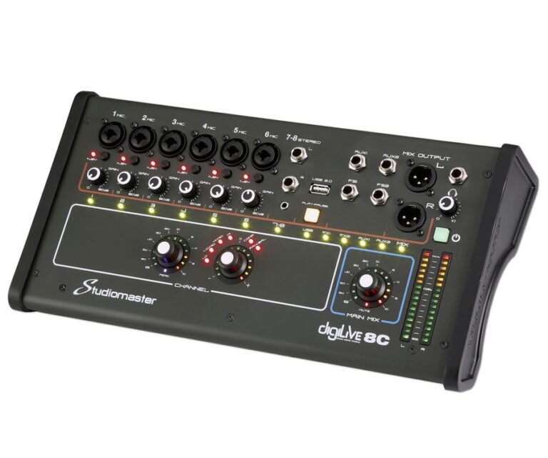 Studiomaster DIGILIVE8C Studiomaster - 8 Input Compact Digital Mixer - Image 3