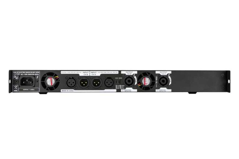 Studiomaster HX2-900 Studiomaster - 2x 765W 1U Power Amplifier - Image 2