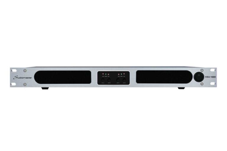 Studiomaster HX4-1000 Studiomaster - 4x 425W 1U Power Amplifier