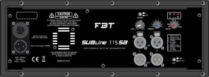 FBT  SUBLINE 115SA Processed Bass reflex Active Subwoofer - 15" - 700Wrms - Image 3