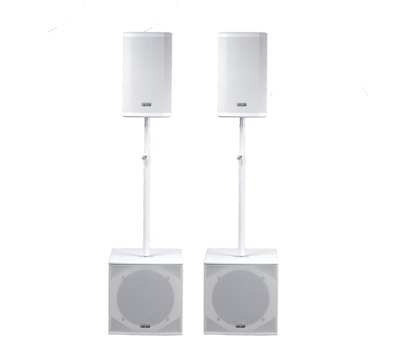 FBT Portable Sound VN3000WHT VN3000 PA Package (VENTIS 110A + SUBLINE 115SA) WHITE - Image 2