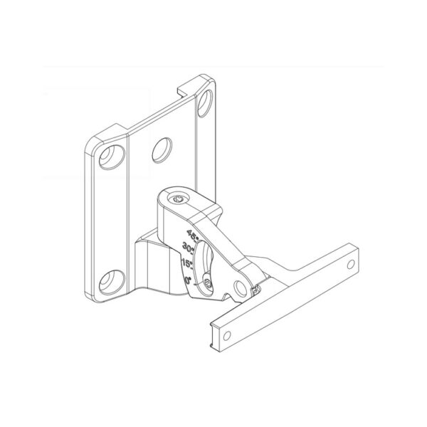 FBT Touring & Install WM-45 B FBT Directional wall mount for Canto 5/Keiron 5/Keiron 4. Black