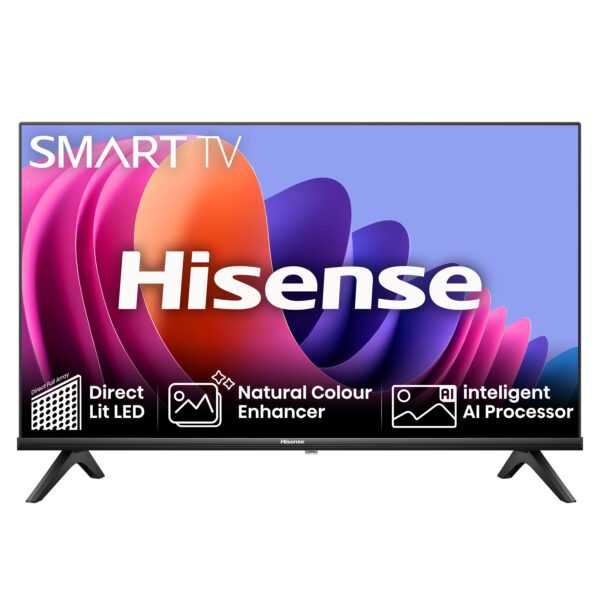 Hisense 40A4NTUK, 101.6 cm (40"), 1920 x 1080 pixels, LED, Smart TV, Wi-Fi, Black