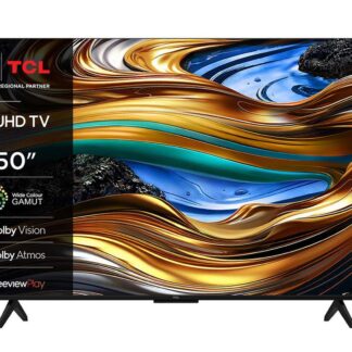 TCL 50P755K, 127 cm (50"), 3840 x 2160 pixels, LED, Smart TV, Wi-Fi, Black