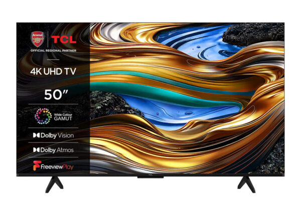 TCL 50P755K, 127 cm (50"), 3840 x 2160 pixels, LED, Smart TV, Wi-Fi, Black