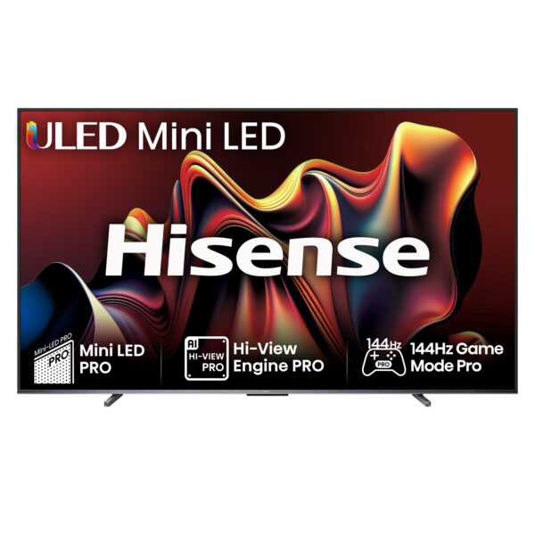 Hisense 100U7NQTUK, 2.54 m (100"), 3840 x 2160 pixels, LED, Smart TV, Wi-Fi, Black, Grey