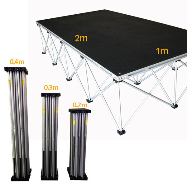 Pro-Stage Eco-Stage Riser 2m x 1m - Various Heights -ROC061