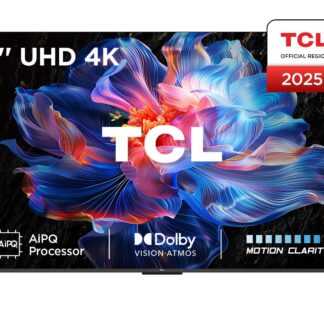 TCL 65V6C-UK, 165.1 cm (65"), 3840 x 2160 pixels, DLED, Smart TV, Wi-Fi, Metallic