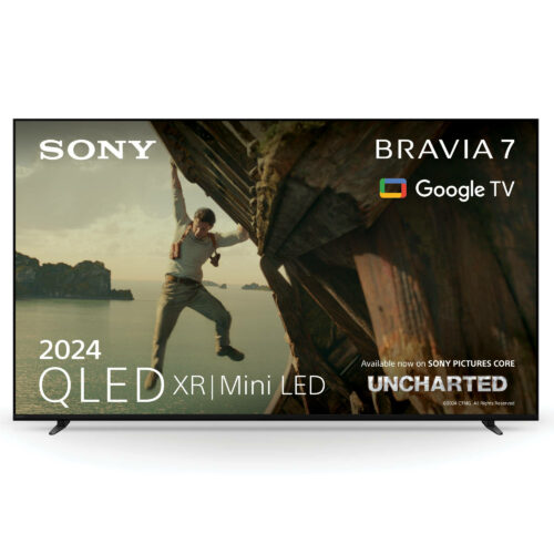 Sony BRAVIA 7 QLED (XR l Mini LED) 55 Inch 4K HDR Google Smart TV (2024) | Gaming Features for PlayStation 5, IMAX Enhanced, Dolby Vision Atmos, Chromecast, AirPlay, 120Hz, 139.7 cm (55"), 3840 x 2160 pixels, QLED, Smart TV, Wi-Fi, Black