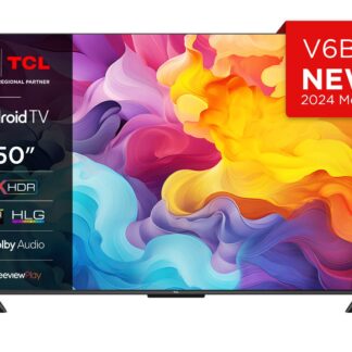 TCL 50V6BK, 127 cm (50"), 3840 x 2160 pixels, LED, Smart TV, Wi-Fi, Titanium