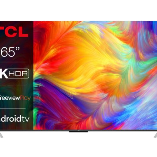 TCL 65P638K, 165.1 cm (65"), 3840 x 2160 pixels, LED, Smart TV, Wi-Fi, Aluminium, Anthracite