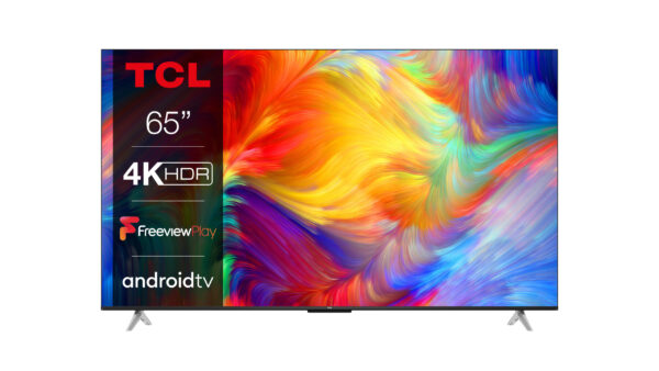 TCL 65P638K, 165.1 cm (65"), 3840 x 2160 pixels, LED, Smart TV, Wi-Fi, Aluminium, Anthracite