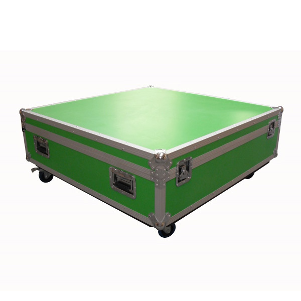 Pro-Stage Flightcase for 4 of 1m x 1m panels & risers -ROC037