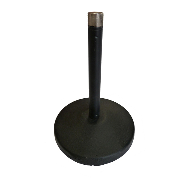 Table Top Mic Stand Round Base Blk