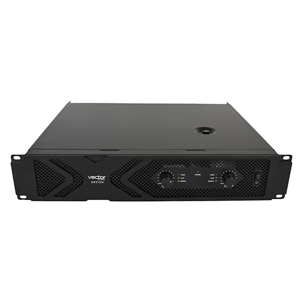 Vector DFP1200 Amplifier 2x600w@4ohm 2u Rack Mount