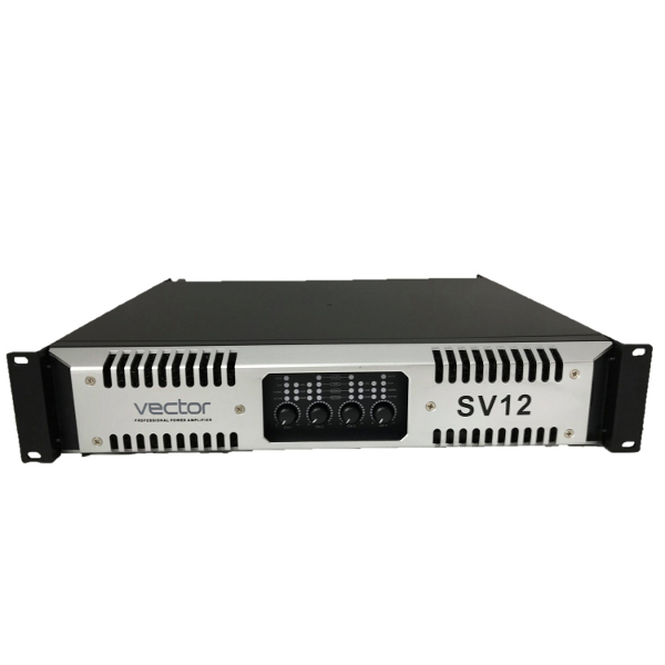 Vector SV-12 Amplifier 4x1300w@8ohm 2u Rack Mount