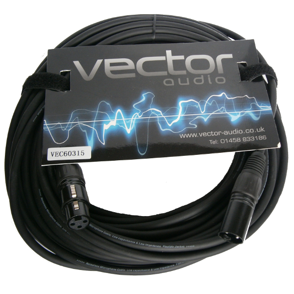 Mic Cable XLR Male-XLR Female 15m