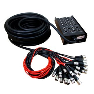 Stagebox Multicore 24 Channel: 16 inlet, 8 Outlet 30m