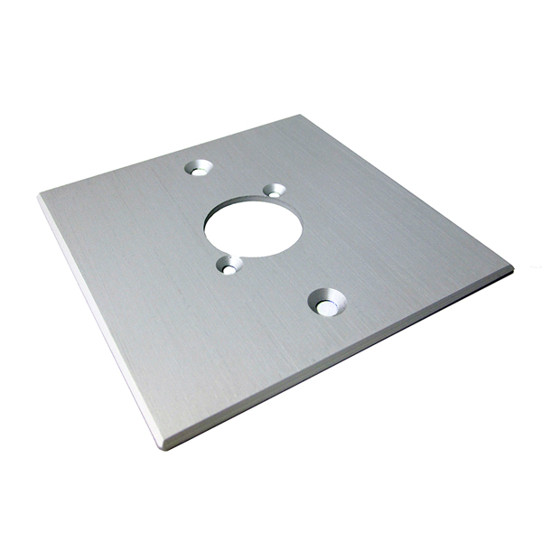 Empty Wall Mount Panel 1 Socket Silver